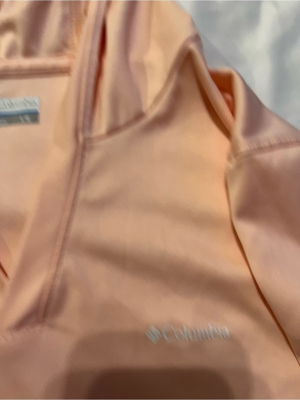 Columbia Peach Hooded Long-Sleeve Pullover - Picture 3 of 7